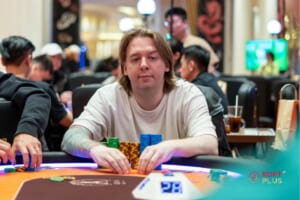 Martin Nielsen - vị trí dẫn đầu về số chip trong ngày đầu tiên của giải Dragon’s Gate High Roller tại RDPT Plus Jeju 2026.