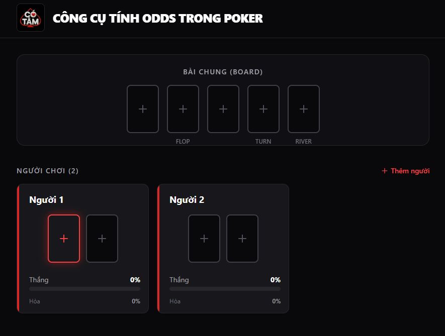 Ra Mắt Công Cụ Tính Odds Hoàn Toàn Miễn Phí 4 odds 1