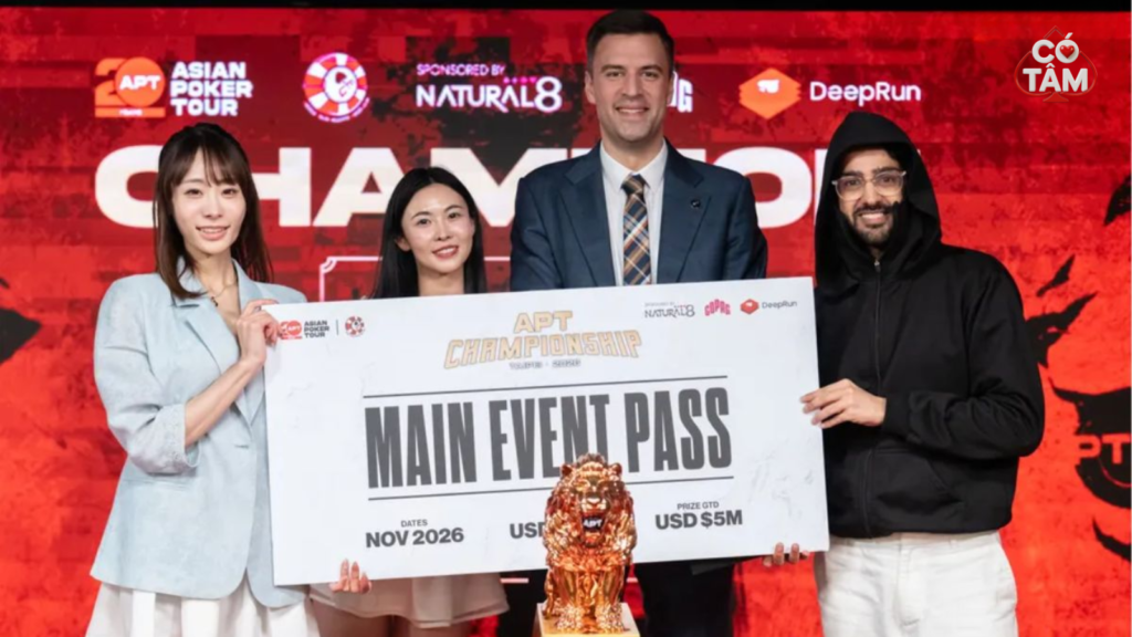 Ritwik Khanna nhận được suất tham dự Sự kiện Chính APT Championship (APTC) trị giá 10.000 USD sau khi giành chiến thắng tại giải APT Taipei 2026 High Roller.