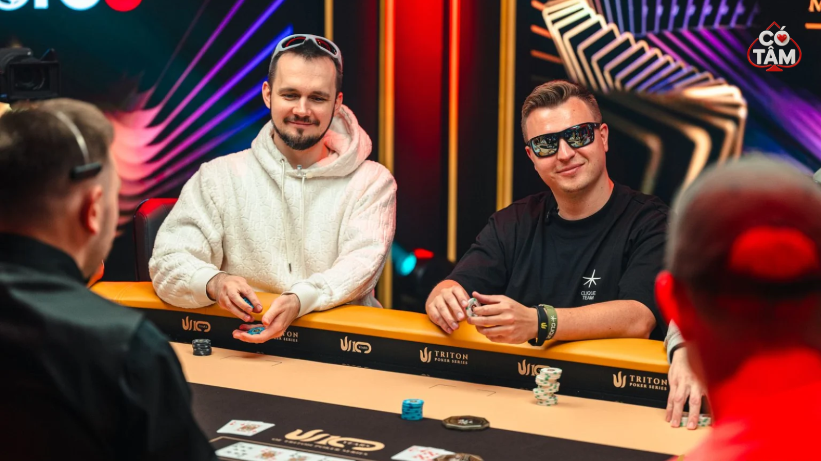 Mikita Badziakouski and Aleks Ponakovs