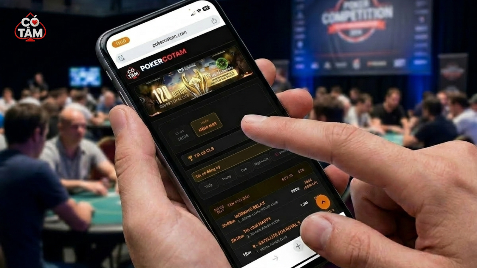 Trải Nghiệm Giao Diện Pokercotam.net trên Mobile