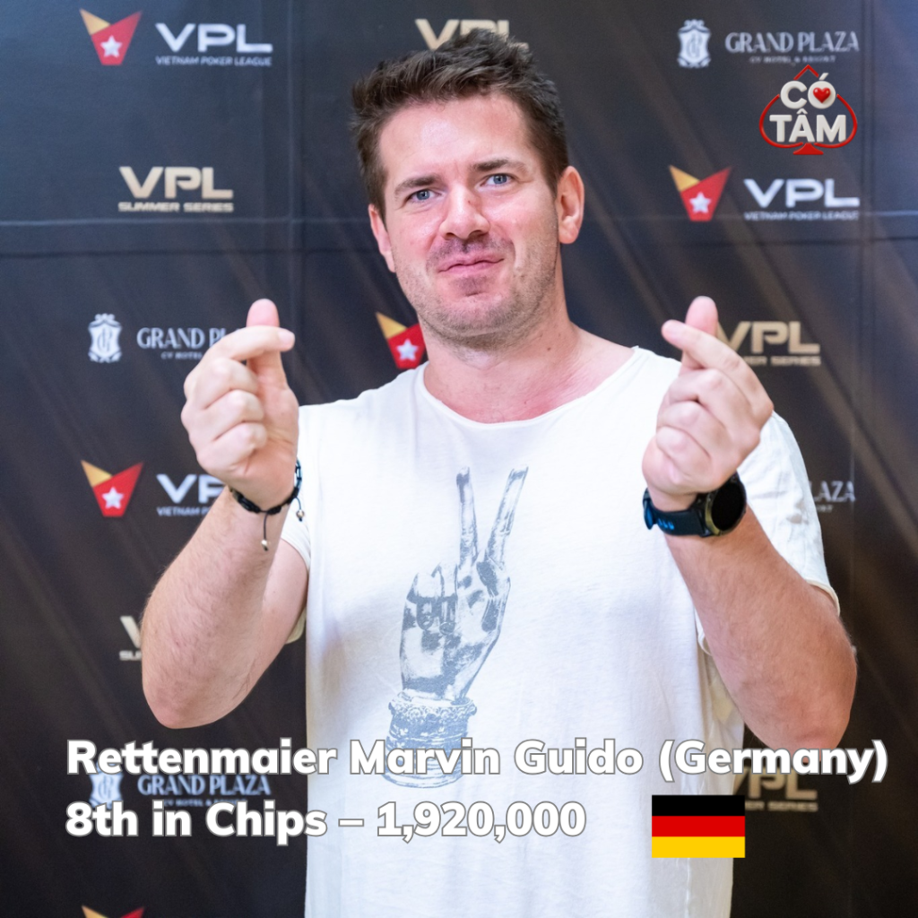 VPL III Main Event 2026: Rettenmaier Marvin Guido