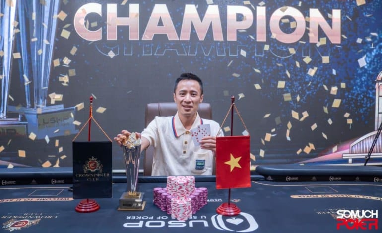 Quang Nguyen giành chiến thắng tại USOP Hải Phòng High Roller Sunday Special