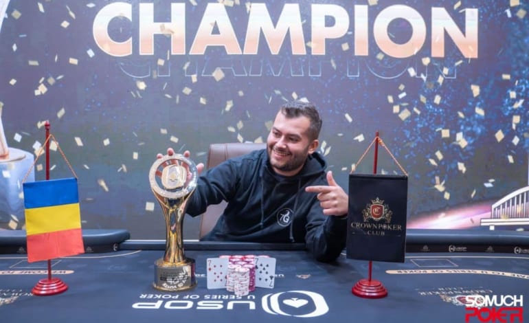 Bogdan Munteanu giành giải Elite Trophy tại USOP Hai Phong High Roller Championship