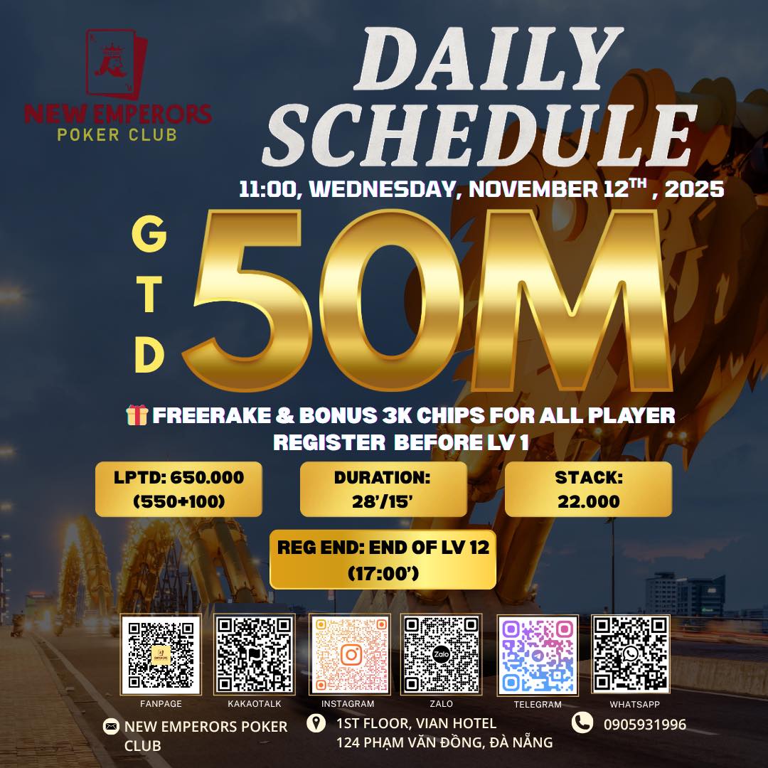 Chủ nhiệm New Emperors Poker Club Đà Nẵng bị bắt
