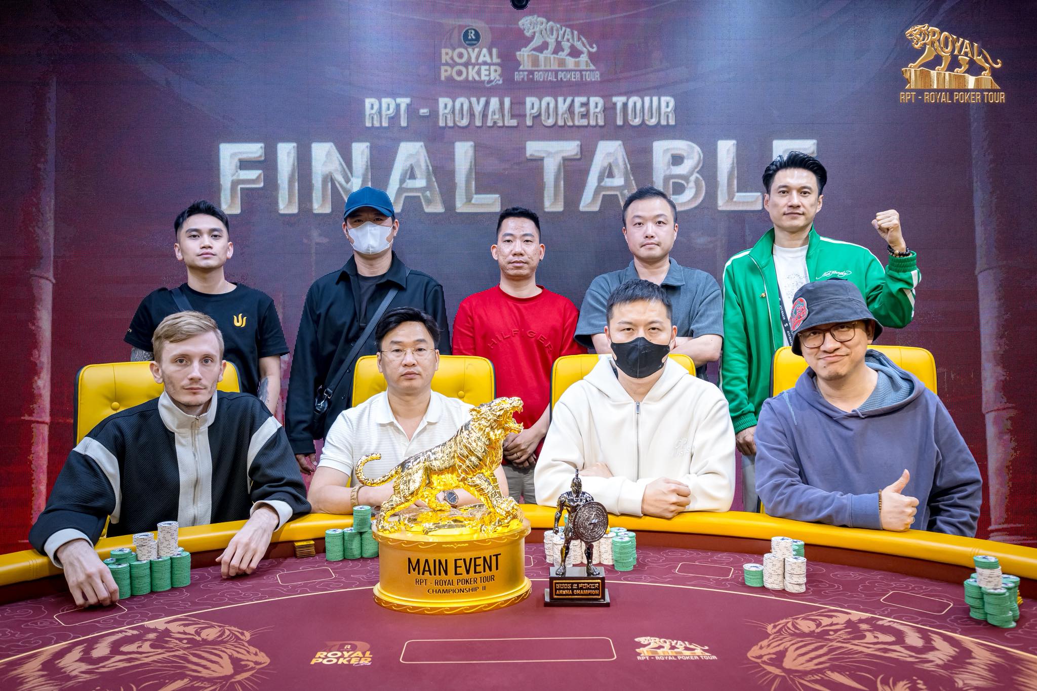 CHÍNH THỨC: LỘ DIỆN 9 CHIẾN BINH TẠI FINAL TABLE MAIN EVENT RPT II! 