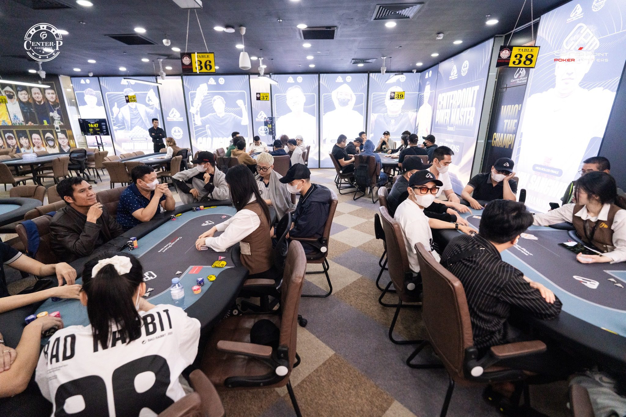Center Point Poker Club “bóc tem” khu vực thi đấu mới lên tới 40 bàn chơi