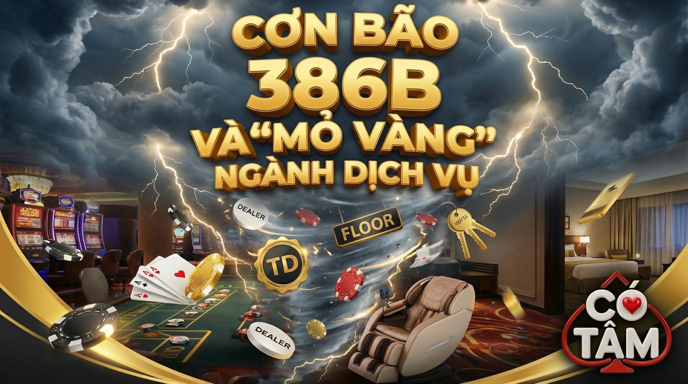 CƠN BÃO 386B VÀ “MỎ VÀNG” NGÀNH DỊCH VỤ