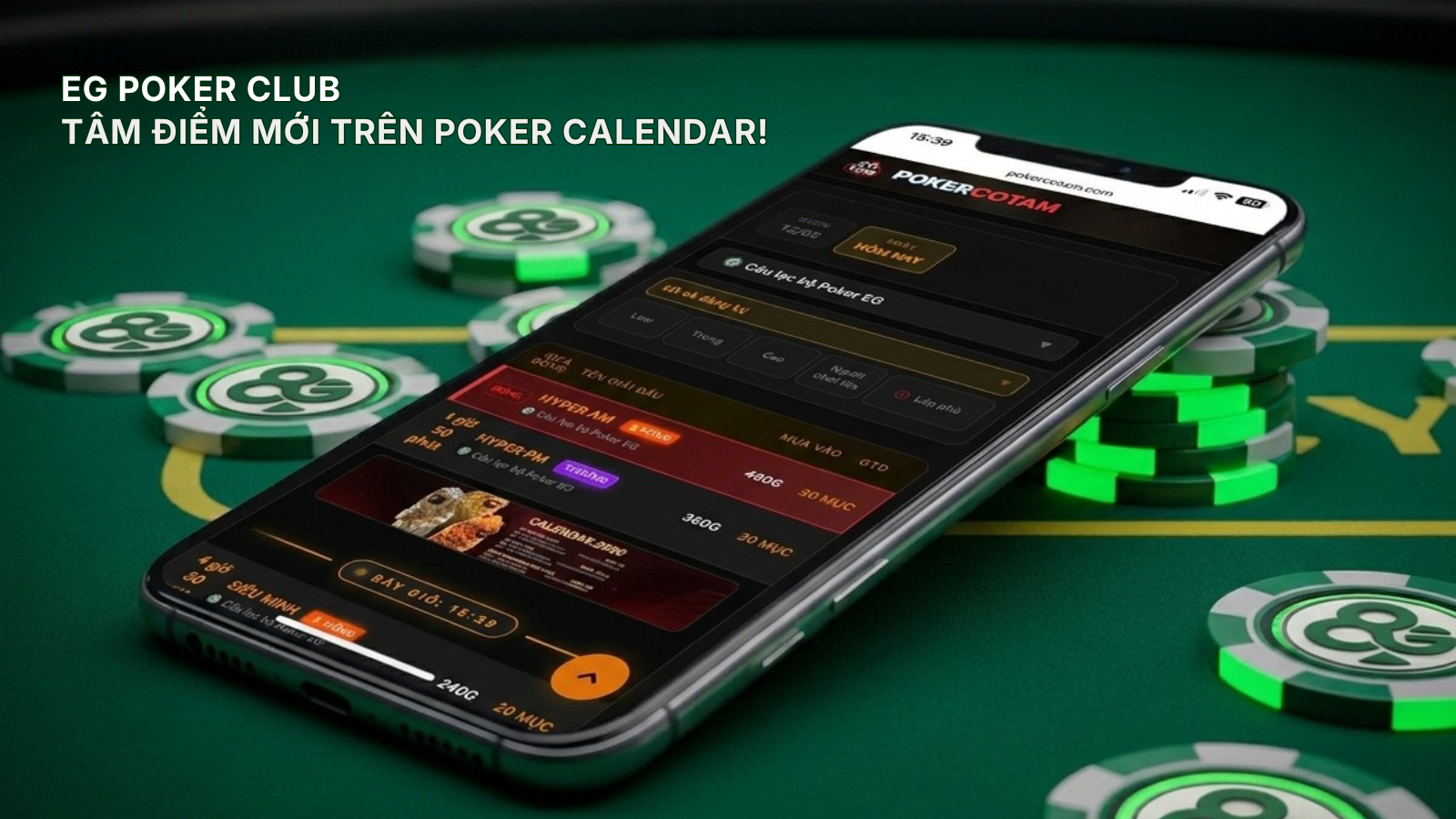 EG Poker Club: Điểm Đến Thể Thao Trí Tuệ Mới Nhất 2026 Chính Thức Đổ Bộ Lên Poker Calendar