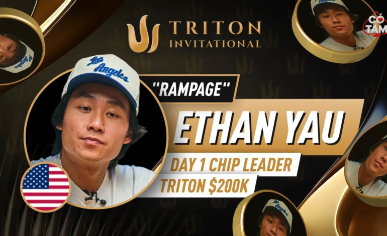 Triton Montenegro 2026: “Rampage” Ethan Yau Xuất Thần Dẫn Đầu Day 1 Sự Kiện 200K USD Invitational