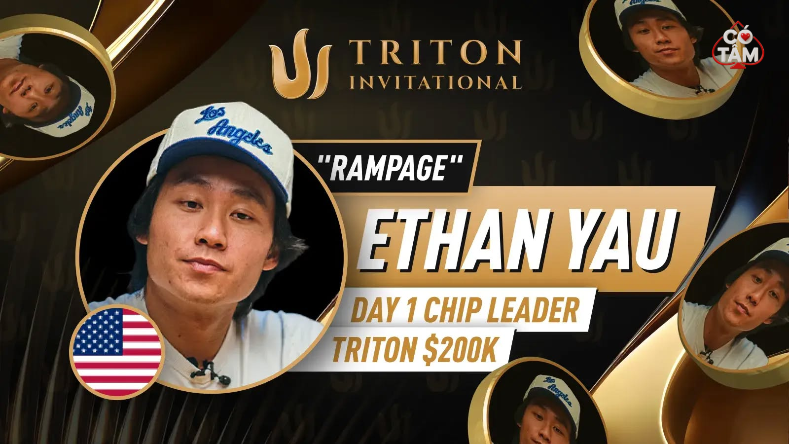 Triton Montenegro 2026: “Rampage” Ethan Yau Xuất Thần Dẫn Đầu Day 1 Sự Kiện 200K USD Invitational