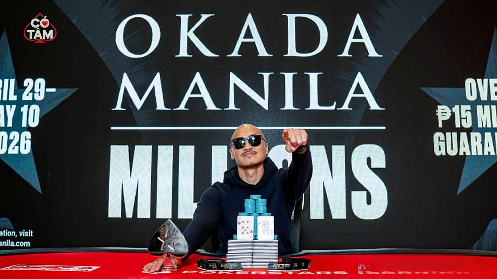 Kim Enriquez Vô Địch Okada Manila Millions 2026 Main Event: Khép Lại 7 Năm Chờ Đợi
