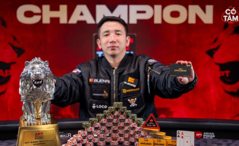 Mike Takayama Vô Địch Sự Kiện Super High Roller Kỷ Lục Của APT Taipei 2026