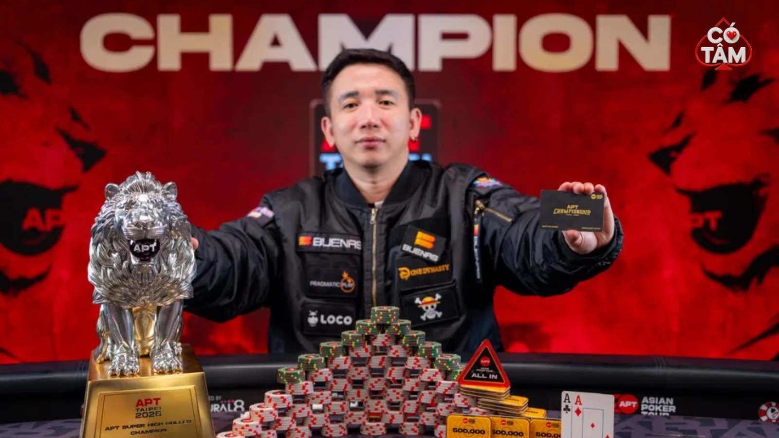 Mike Takayama Vô Địch Sự Kiện Super High Roller Kỷ Lục Của APT Taipei 2026