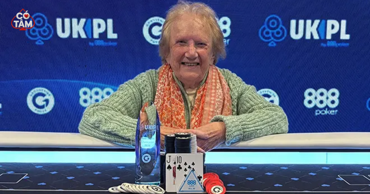 Cổ Tích Đời Thực: Cụ Bà 83 Tuổi Lilian Welch Vô Địch 888poker UKPL Blackpool Main Event