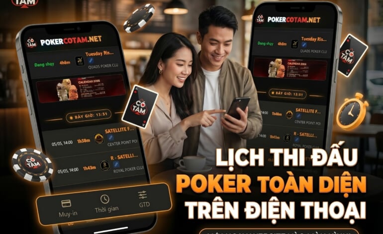 Chính Thức Ra Mắt Poker Calendar: Nền Tảng Giải Quyết “Nỗi Đau” Tìm Lịch Thi Đấu