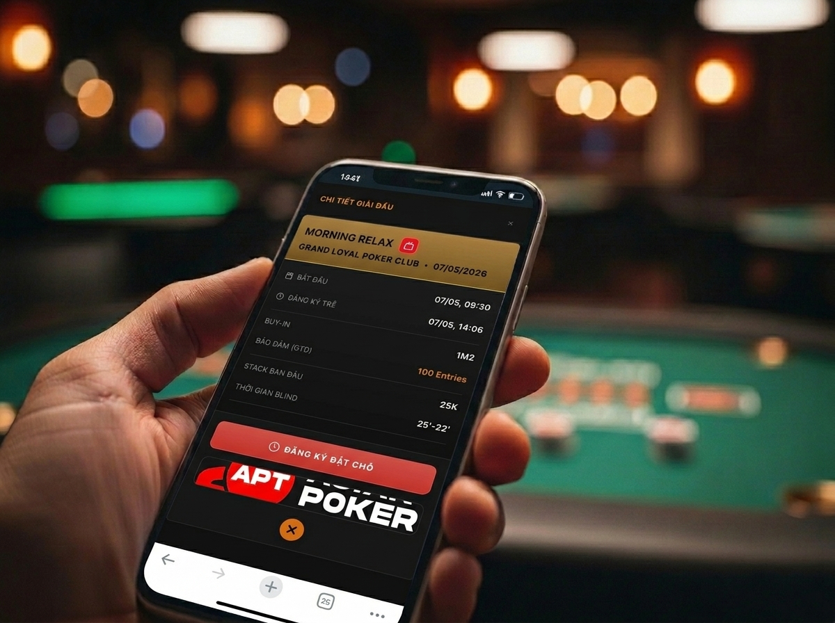 Trải Nghiệm Đỉnh Cao: Tính Năng Xem Đồng Hồ Giải Đấu Poker Trực Tiếp Từ 6 CLB Hà Nội