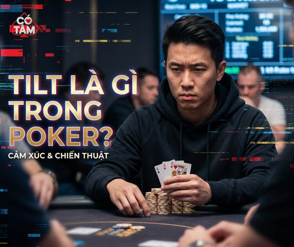 TILT Trong Poker Là Gì? Kỹ Năng Kiểm Soát Tâm Lý Tại Bàn Đấu Của Một Pro Player 2026