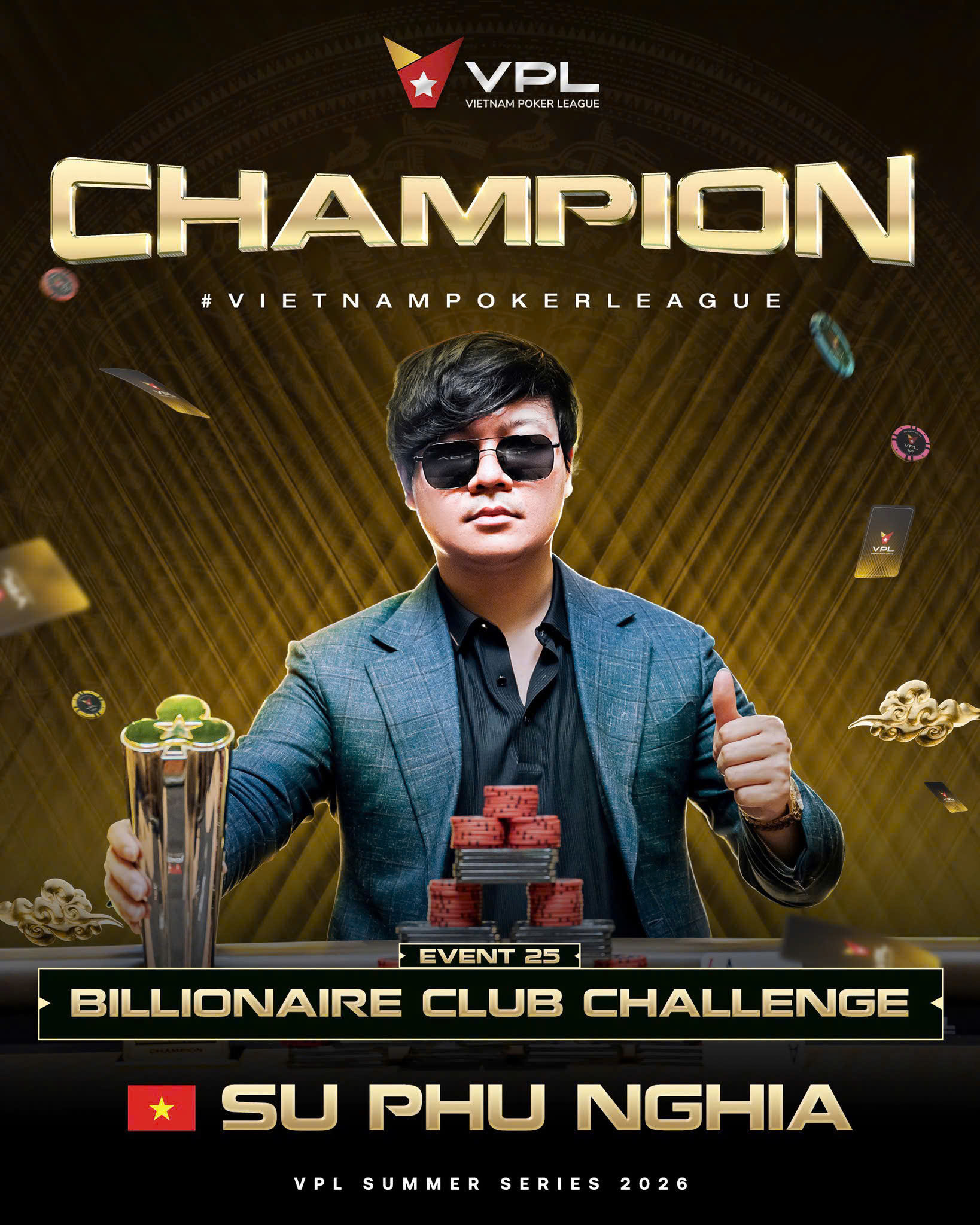 Chân Dung Nhà Vô Địch Billionaire Club Challenge: “Sư Phụ Nghĩa” & Cú Đúp Kỷ Lục Tại VPL Summer Series