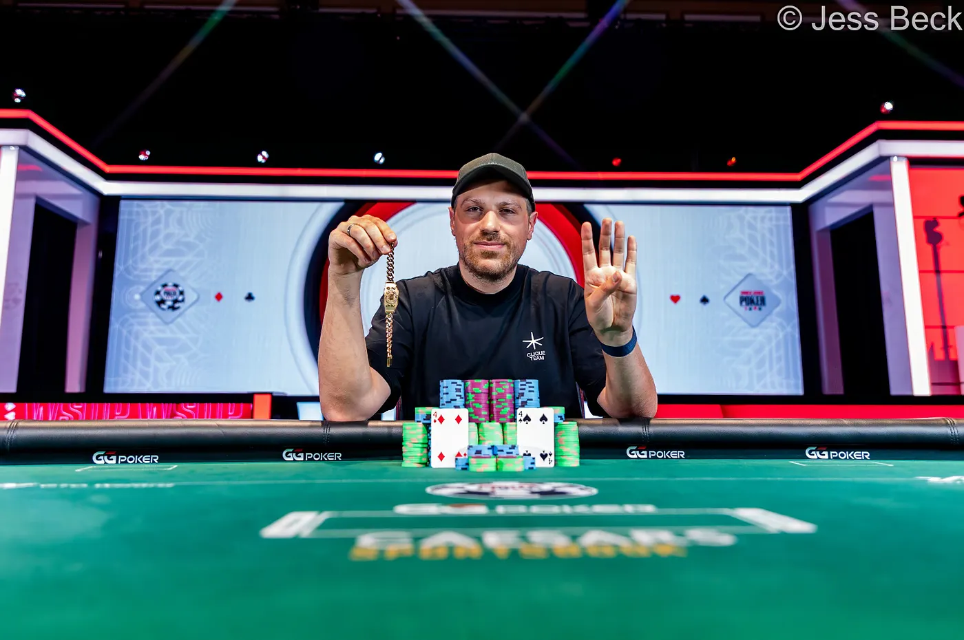 WSOP 2026: Artur Martirosyan Giành Vòng Tay Thứ Tư Cùng Khoản Thưởng USD 1.28M Tại Đấu Trường 6-Handed High Roller