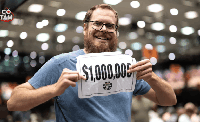 Đấu Trường WSOP 2026: Andrew Shelton Gây Chấn Động Khi Rút Trúng Điểm Thưởng Mystery Bounty USD 1M