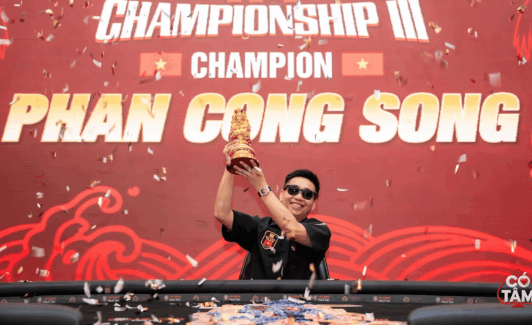 Giải đấu VPT Championship III 2026 khép lại với chiến thắng vang dội của Phan Công Song tại Main Event