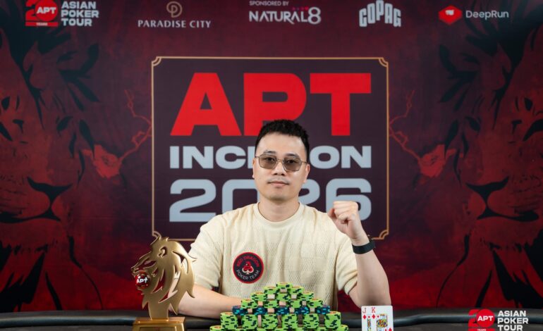 Tổng kết APT Incheon 2026: Poker Việt Nam bỏ túi hơn 10 tỷ đồng