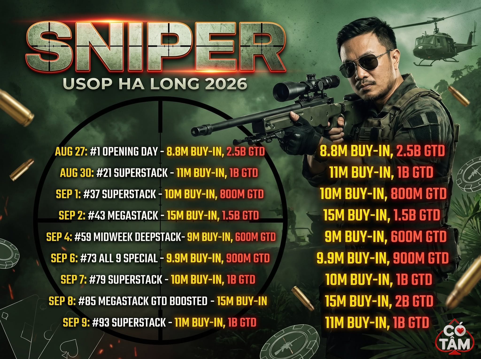 Chiến thuật Takeshot USOP Hạ Long 2026: Nhắm chuẩn, đánh êm, dứt điểm gọn gàng trong ngày 5 Chiến thuật Takeshot USOP Hạ Long 2026: Nhắm chuẩn, đánh êm, dứt điểm gọn gàng trong ngày 4
