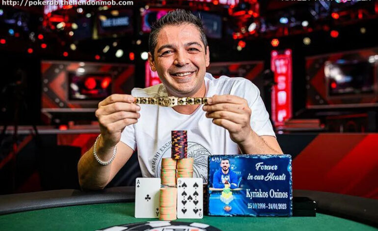 Chuyện chưa kể về Georgios Skarparis – người sở hữu vòng vàng WSOP danh giá đang thi đấu tại Royal Poker Tour 4