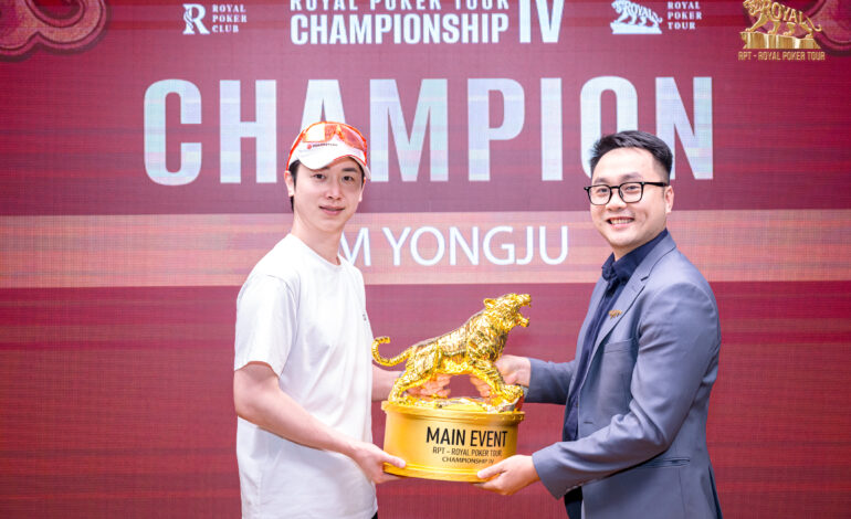 Kim Yongju vô địch Main Event Royal Poker Tour 4
