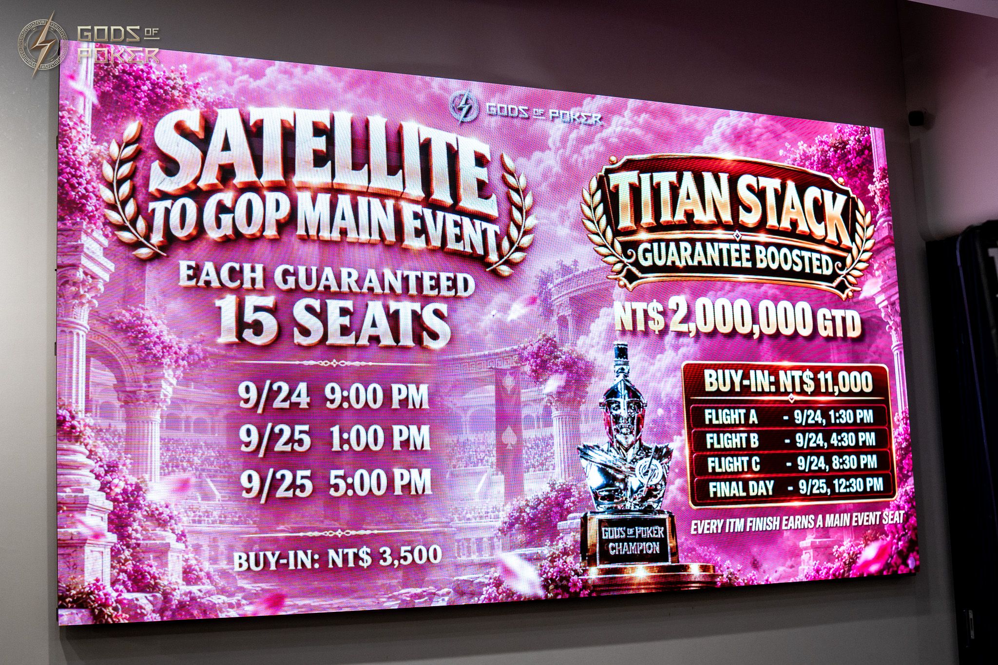 GOP Taipei Main Event đối mặt nguy cơ Overlay và bài toán về cấu trúc giải đấu