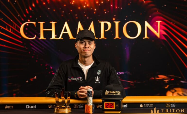 Wai Kiat Lee Đăng Quang Giải Mystery Bounty $40K Tại Triton Jeju II S5